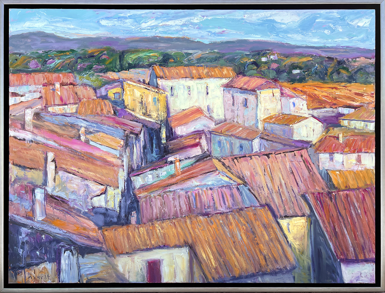 Above Grignan, France