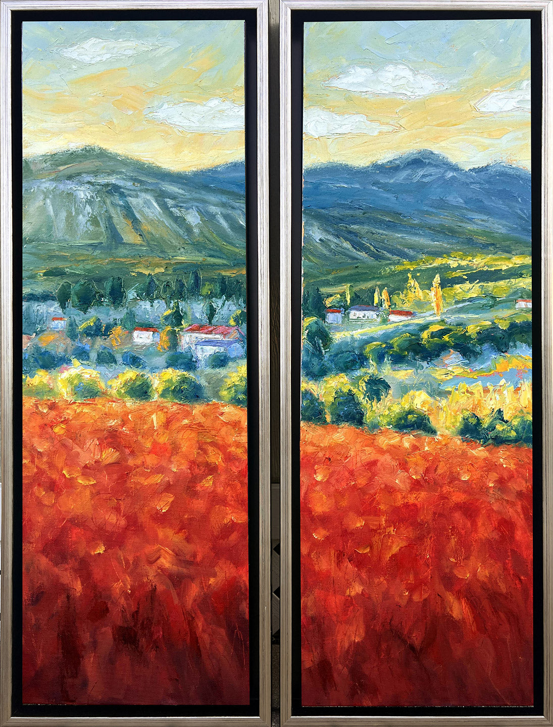 Evening in the Vines - Grignan,France