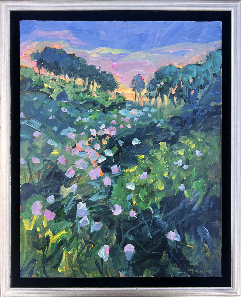 Moonflowers at Dusk