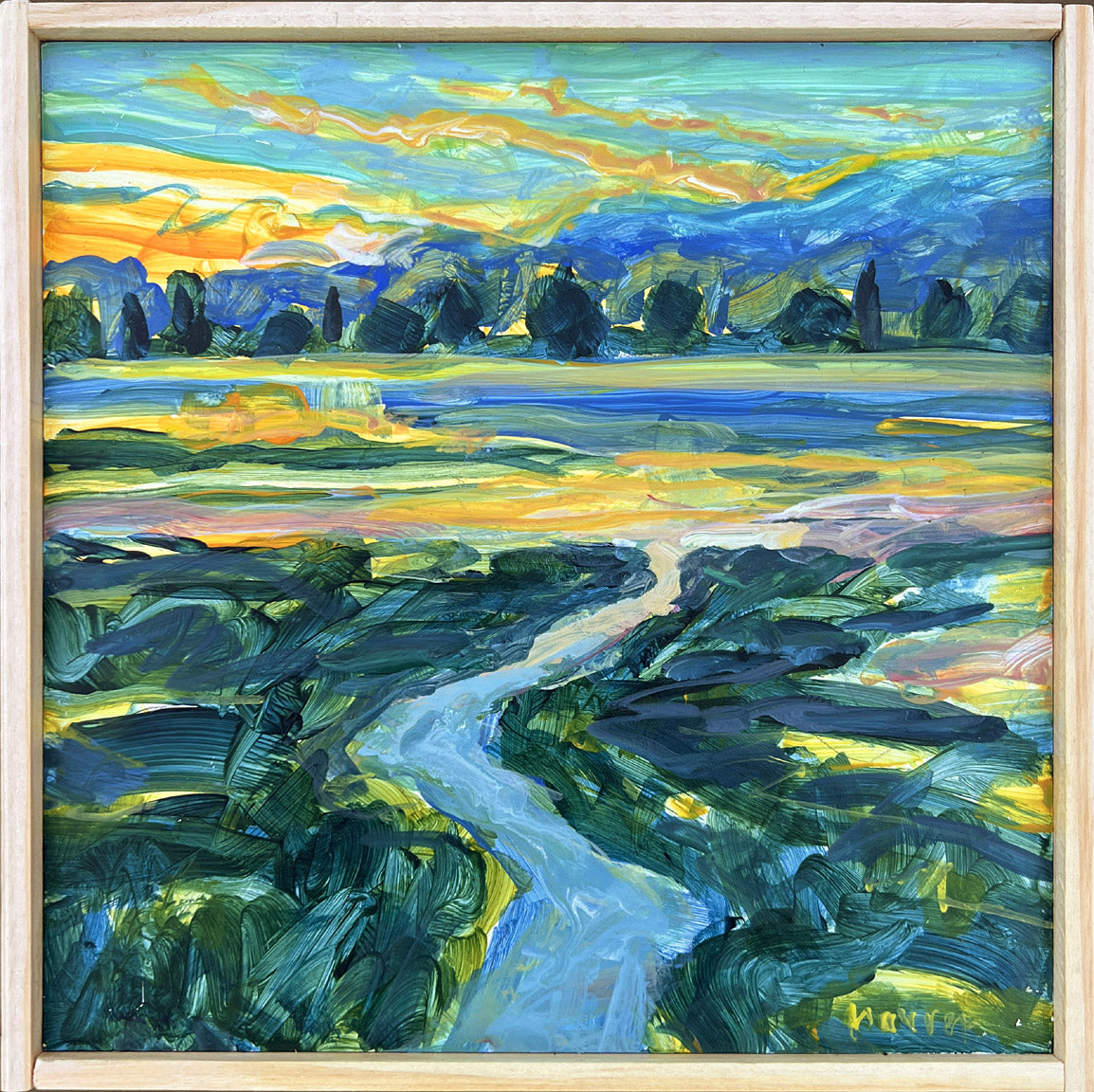 Evening in Motueka, NZ (study)